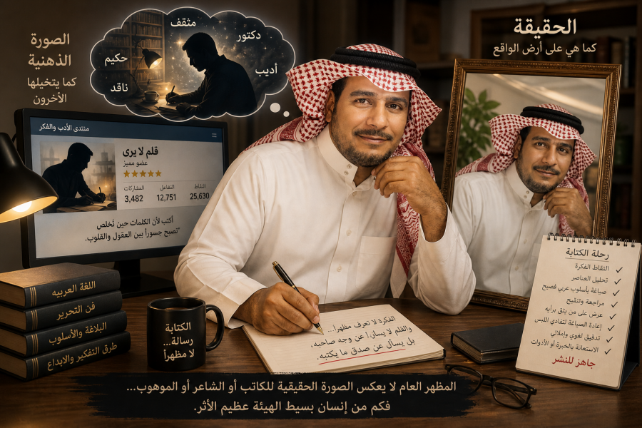 بين الصورة الذهنية وحقيقة الموهب