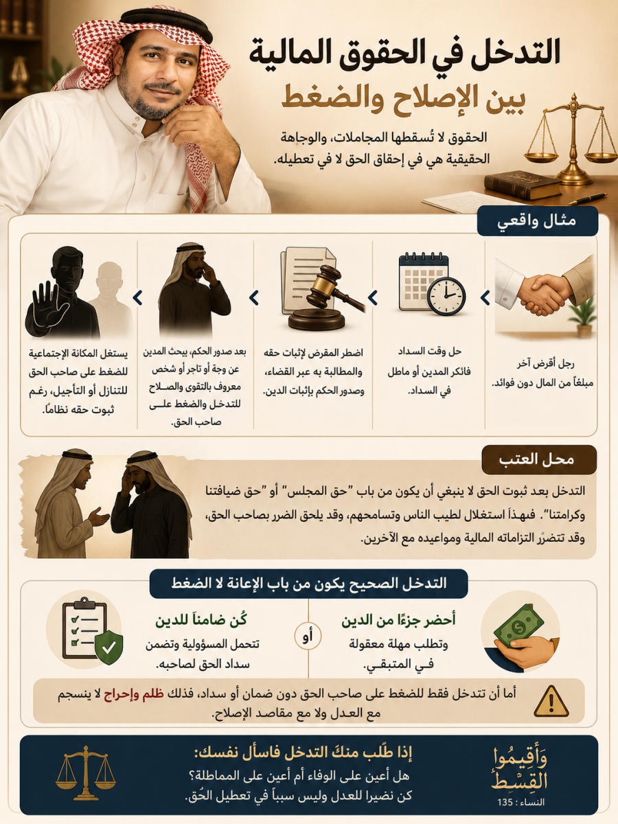 التدخل في الحقوق الماليه … بين الإصلاح والضغط