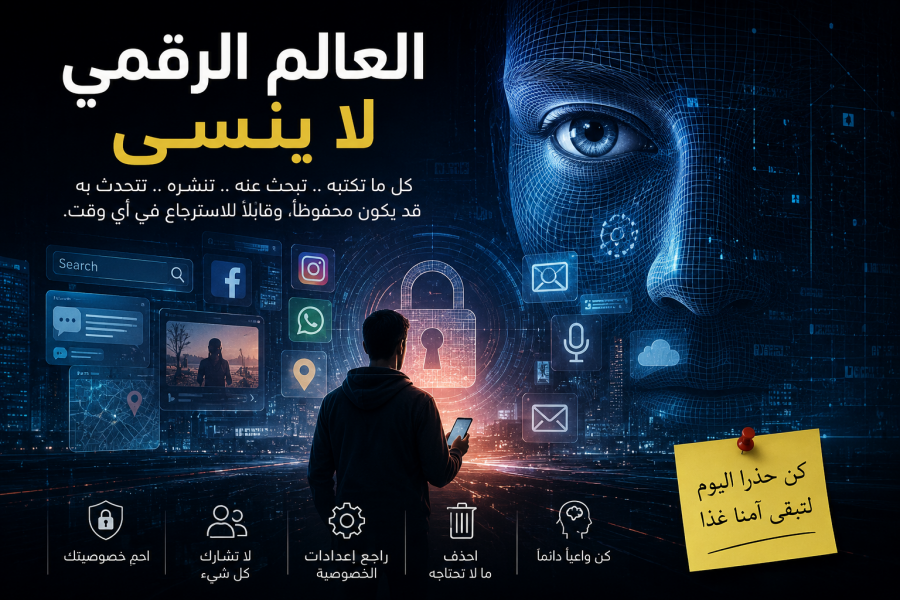 في زمن الذكاء الاصطناعي… العالم الرقمي لا ينس
