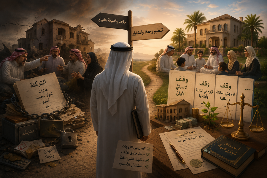 حين تتحول التركة إلى خصومة… هل الوقف حل أم بداية إشكال جديد؟