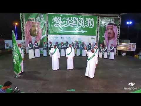 تصوير جوي لحفل محافظة أملج باليوم الوطني 87 ( شيلة شباب ناد الحي ) كلمات محمد حامد السناني