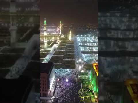 تصوير جوي للحرم الشريف بالمدينة المنوره