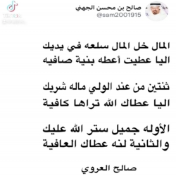 المال سلعه