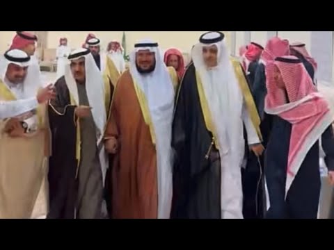 رجل الاعمال عارف حمود العتيبي و منصور ناصر العطاوي ومرافقيهم بضيافة شيخ قبيلة رفاعه